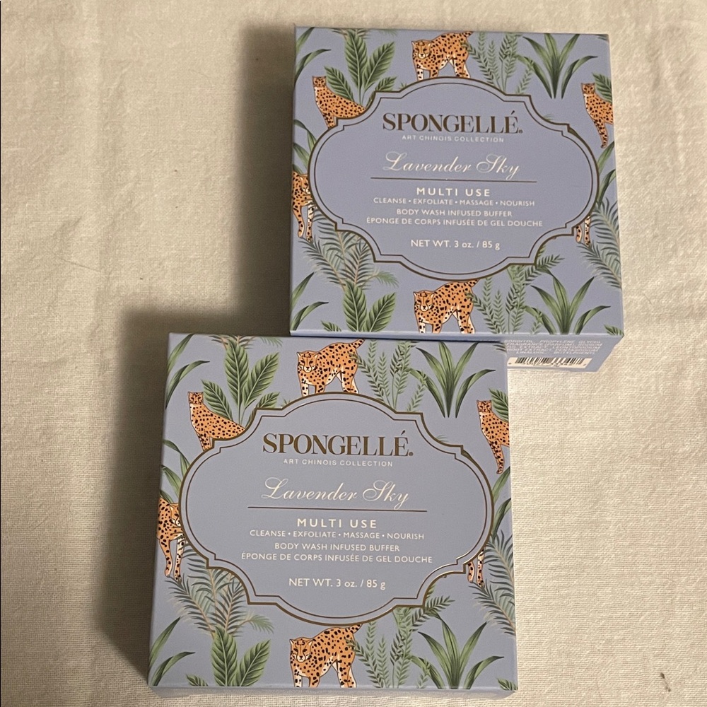 Spongelle Lavender Sky Body Wash - Purple and Green